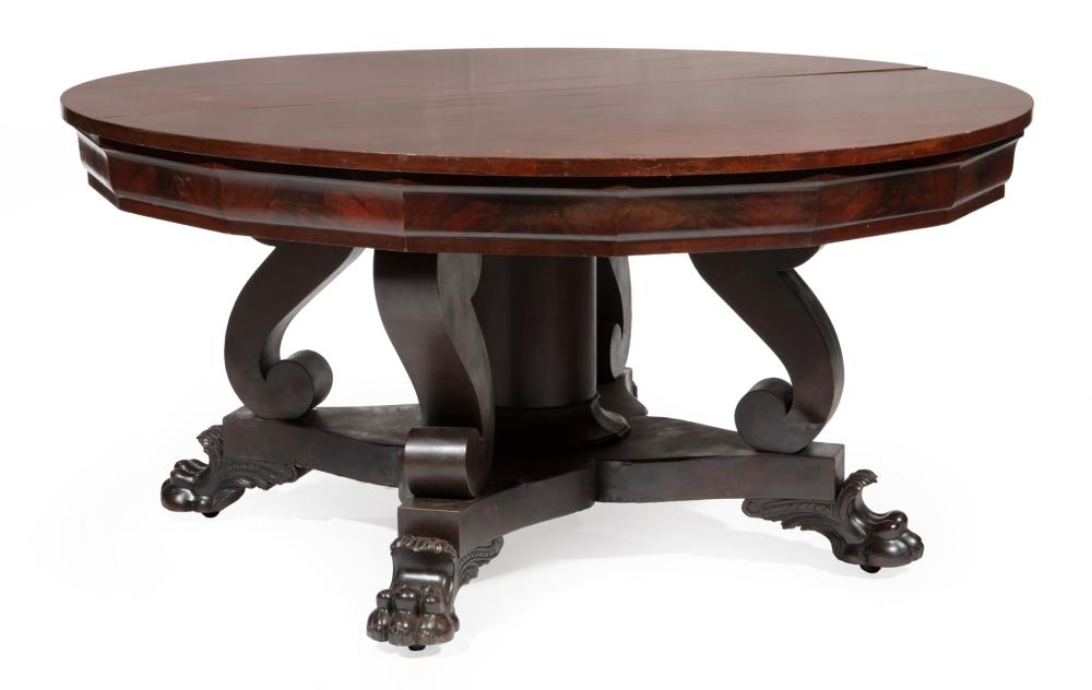 AMERICAN LATE CLASSICAL MAHOGANY