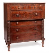 AMERICAN LATE CLASSICAL MAHOGA