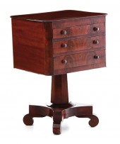 American late Classical mahoga