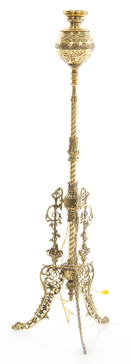 American late Victorian brass and