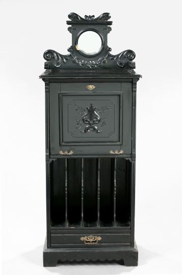 American Late Victorian Ebonized