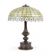 AMERICAN LEADED GLASS DESK LAM