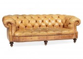 AMERICAN LEATHER CHESTERFIELD
