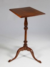 AMERICAN MAHOGANY CANDLESTAND,