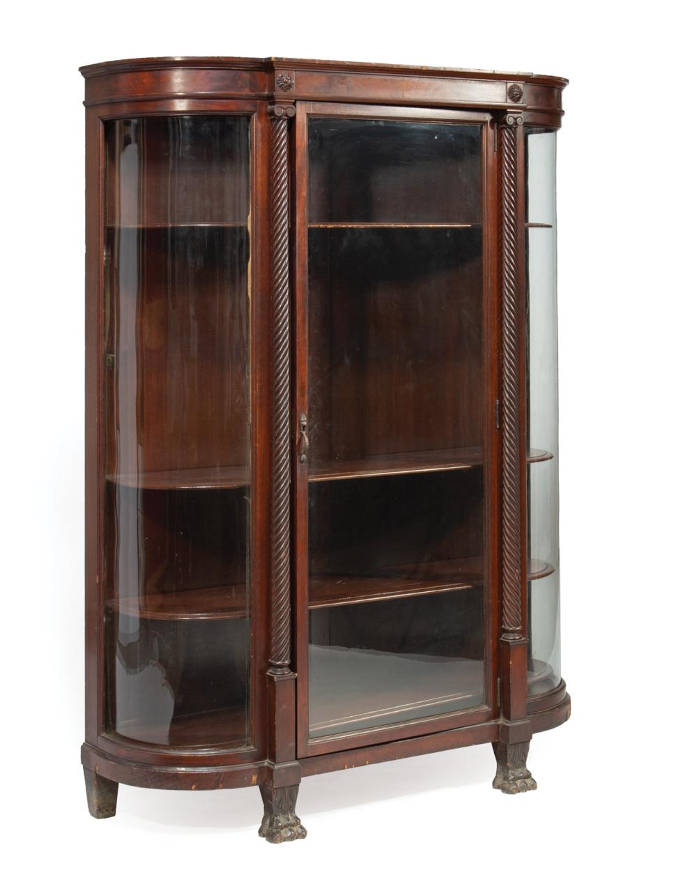 AMERICAN MAHOGANY CURIO