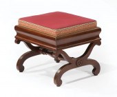 AMERICAN MAHOGANY CURULE FOOTS