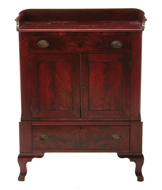American mahogany dressing stand