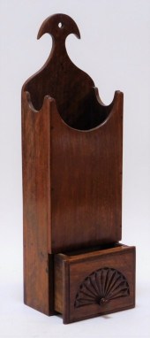 AMERICAN MAHOGANY FAN CARVED C