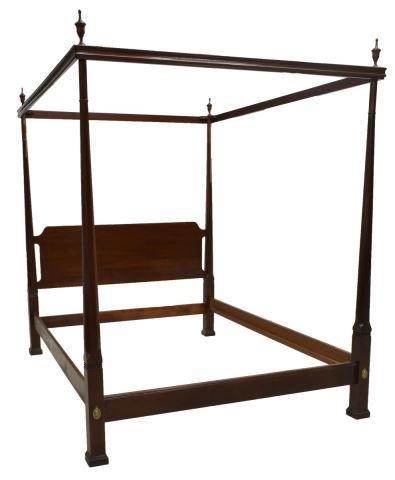 AMERICAN MAHOGANY FOUR-POSTER