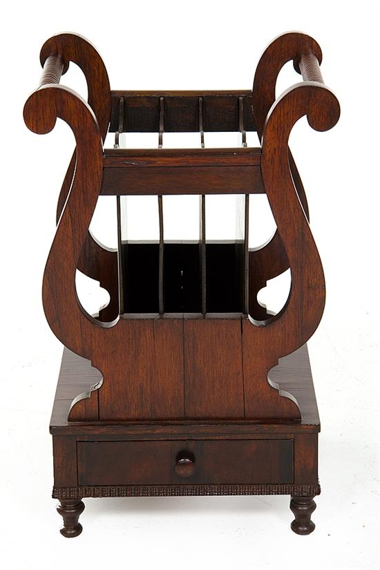 American mahogany music stand