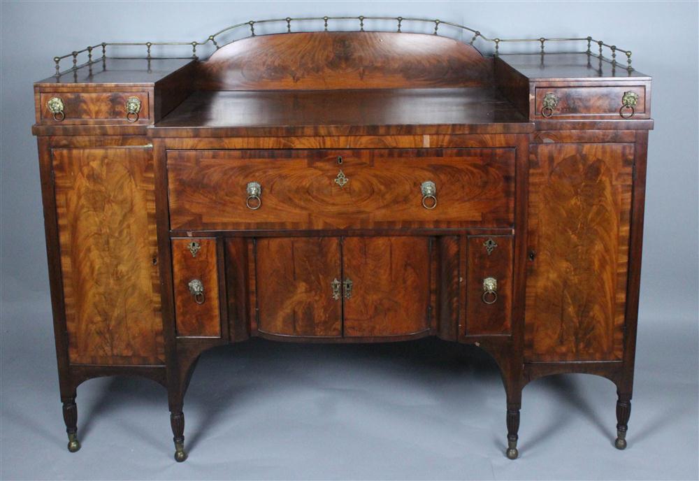 AMERICAN MAHOGANY SIDEBOARD