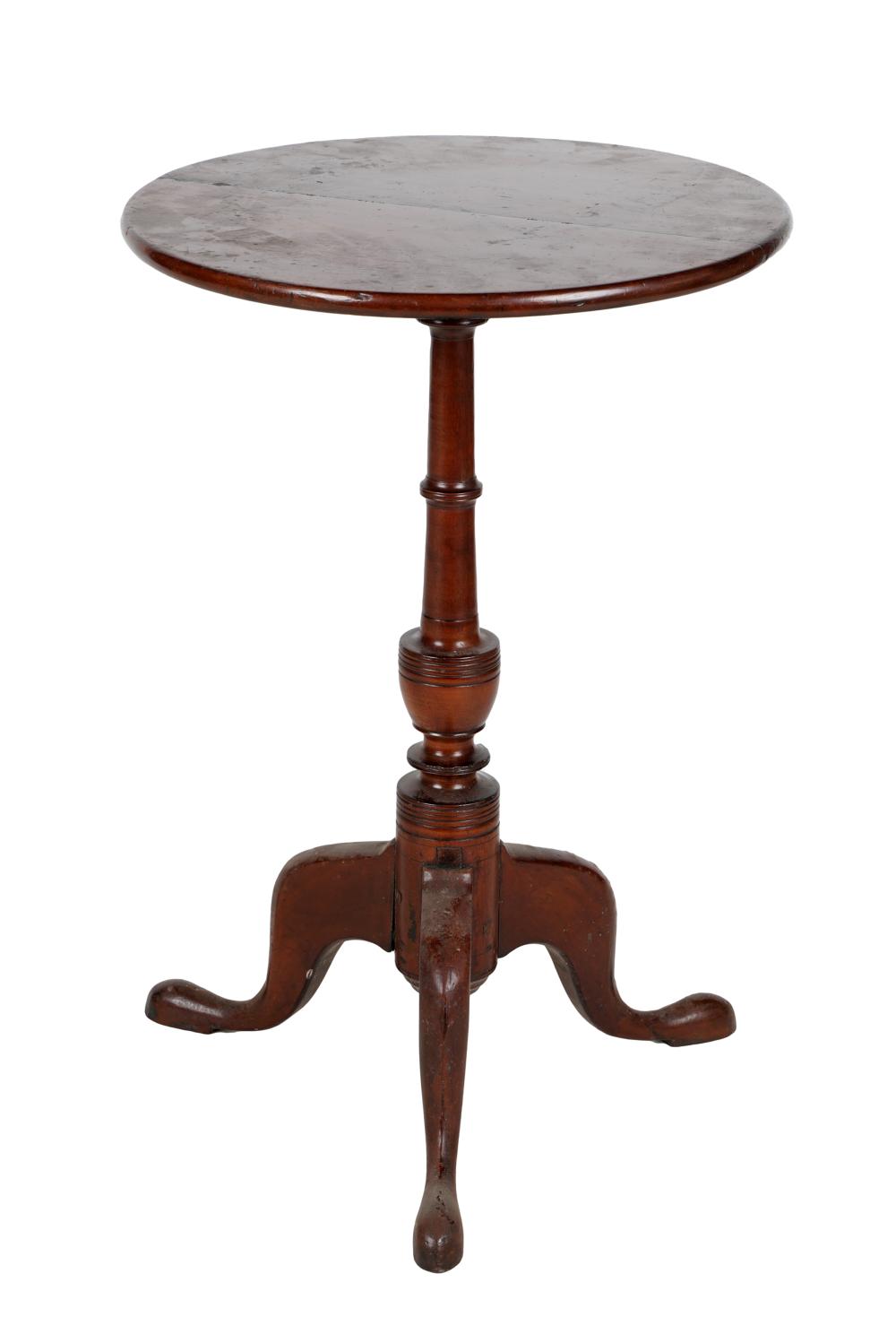 AMERICAN MAHOGANY TRIPOD TEA