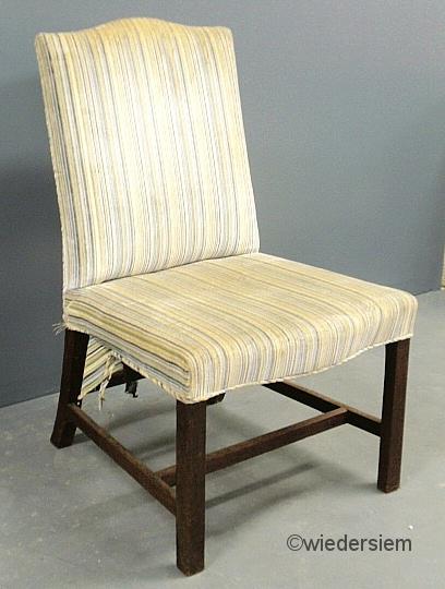 American mahogany upholstered