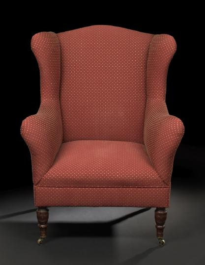 American Mahogany Wing Chair, 