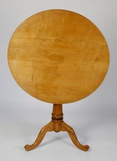 AMERICAN MAPLE TILT TOP TEA TA