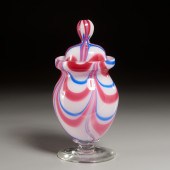 AMERICAN MARBRIE GLASS SUGAR U
