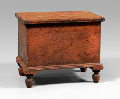 American miniature blanket chest,