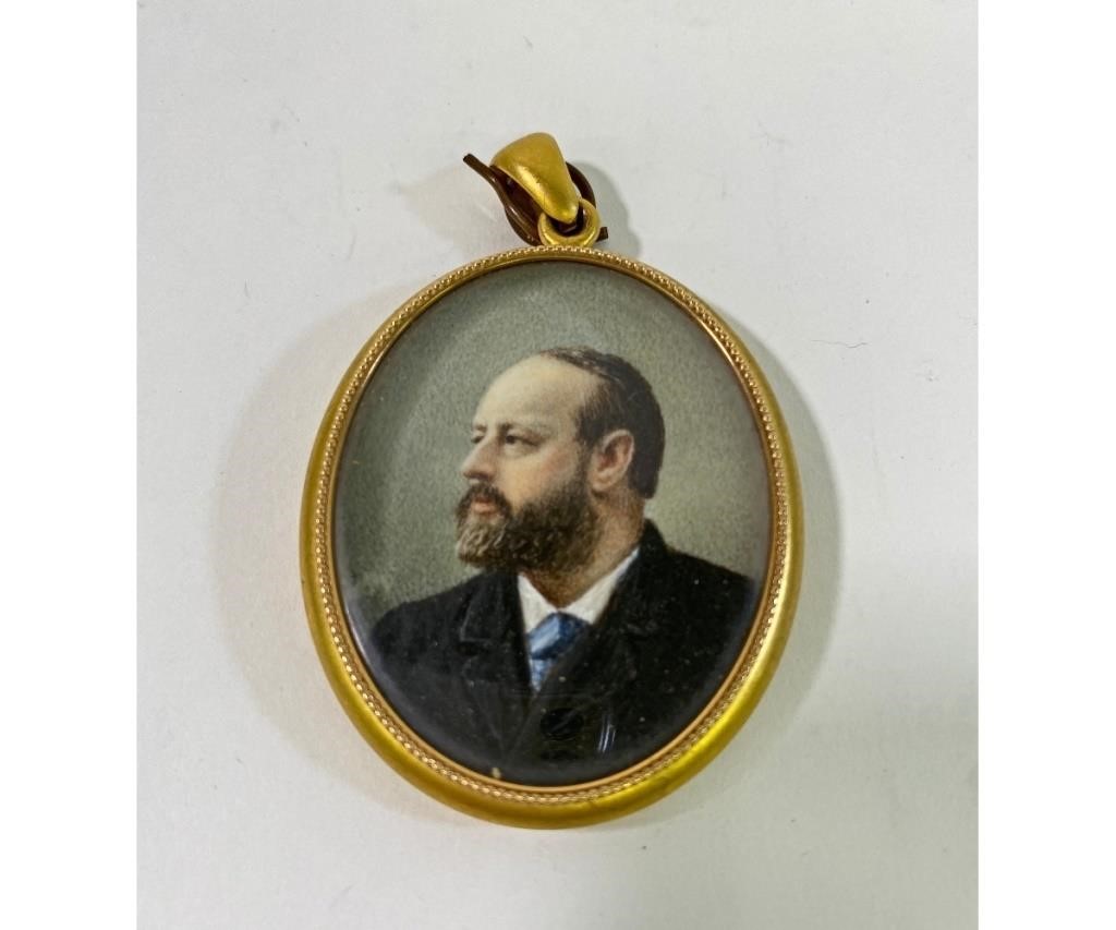 American miniature portrait of