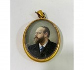 American miniature portrait of