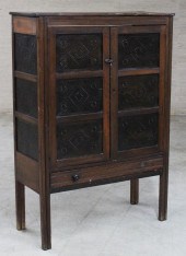 AMERICAN MIXED WOOD PIE SAFE A