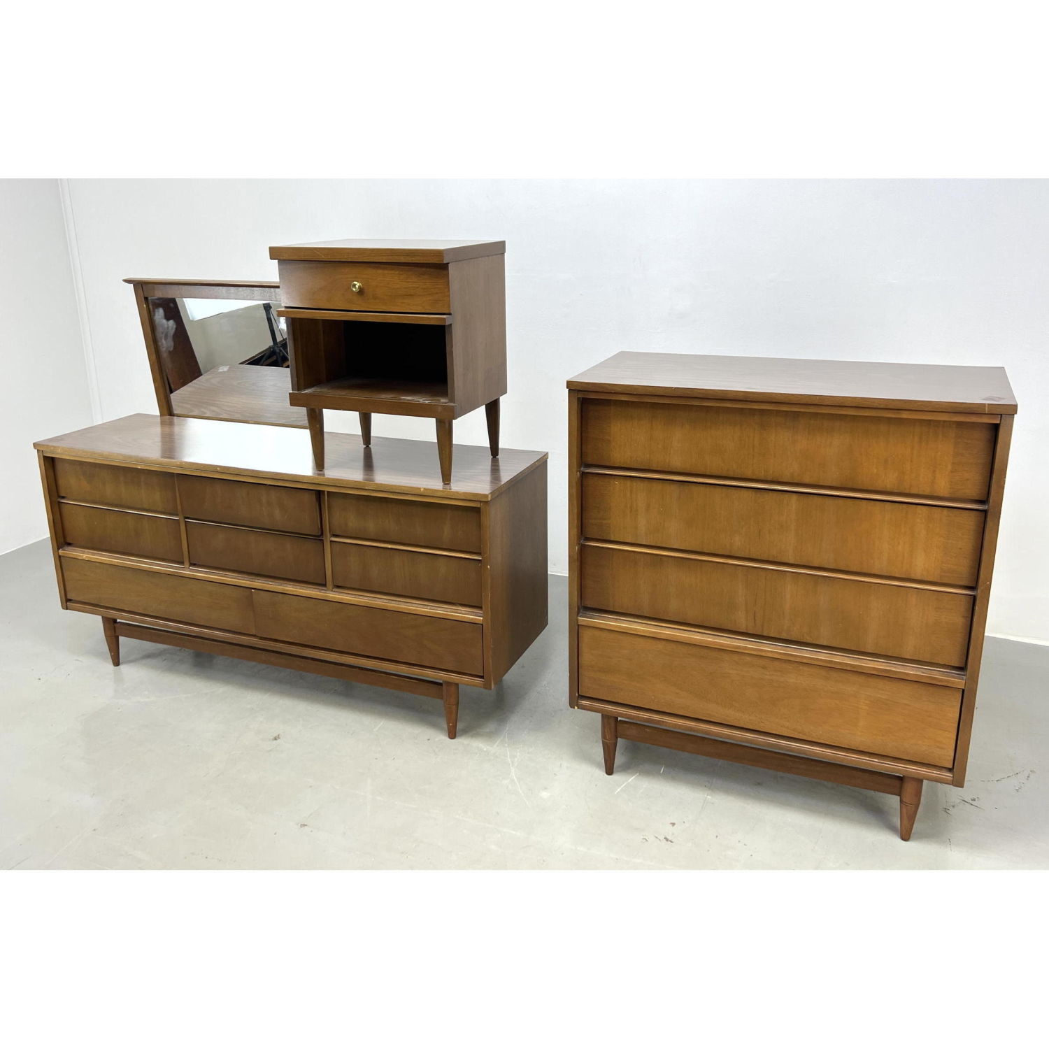 American Modern Bedroom Set. Tall