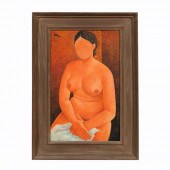 AMERICAN MODERN SEATED FEMALE