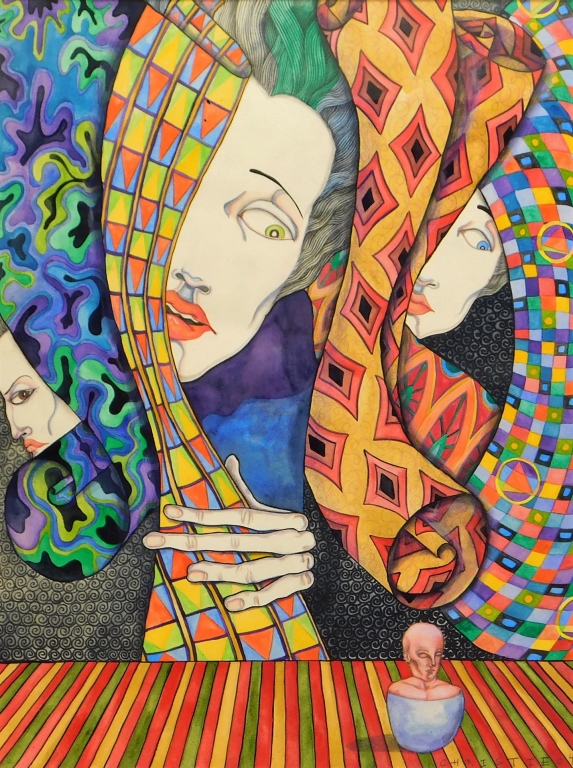 AMERICAN MODERN SURREALIST FIGURE