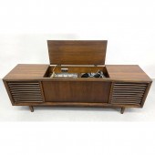 American Modern Walnut Credenz