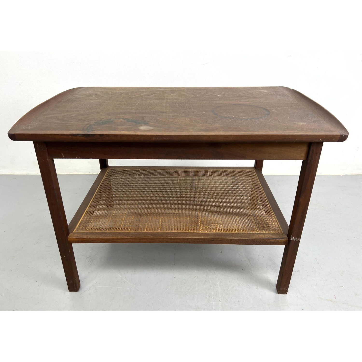 American Modern Walnut Side End