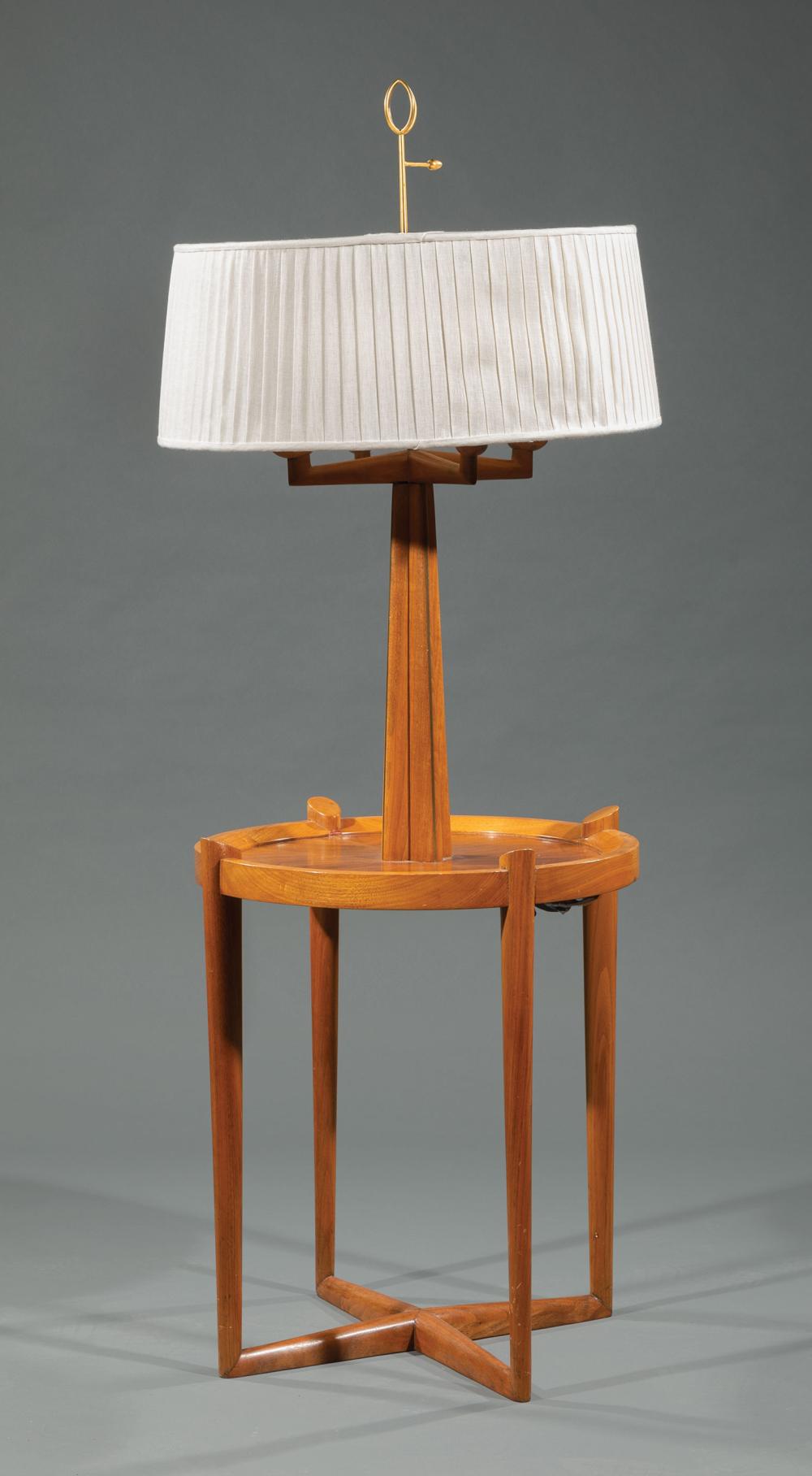AMERICAN MODERNIST BUTTERNUT LAMP