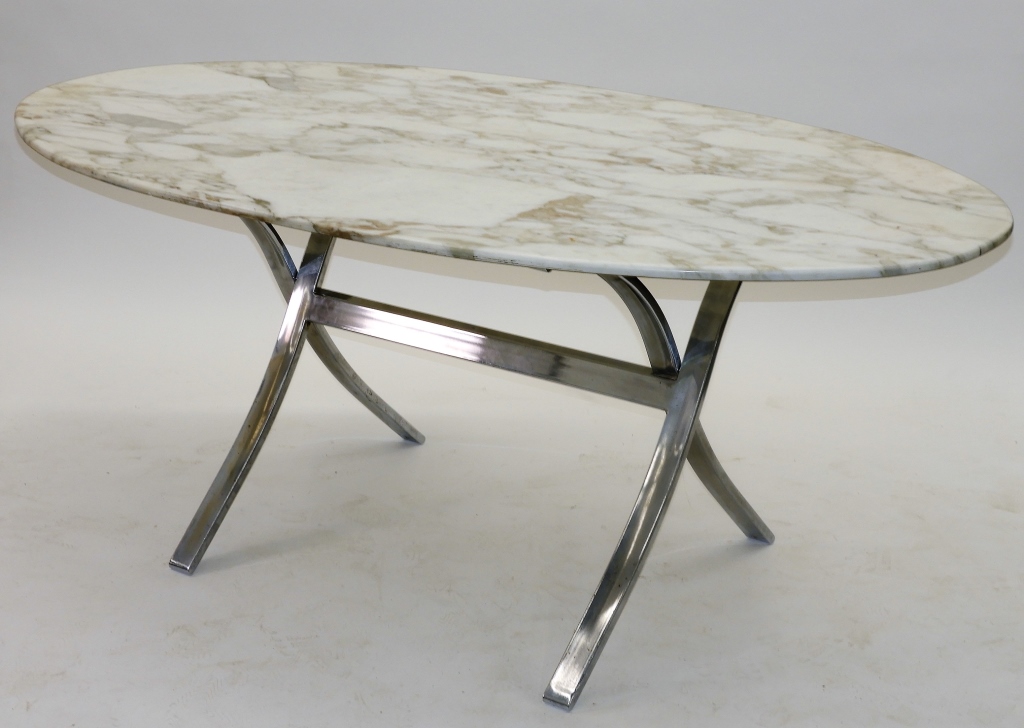 AMERICAN MODERNIST CHROME SAWBUCK