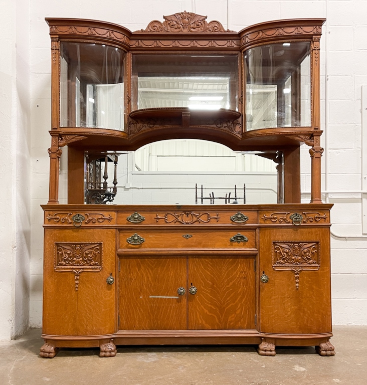 AMERICAN MONUMENTAL SIDEBOARD.