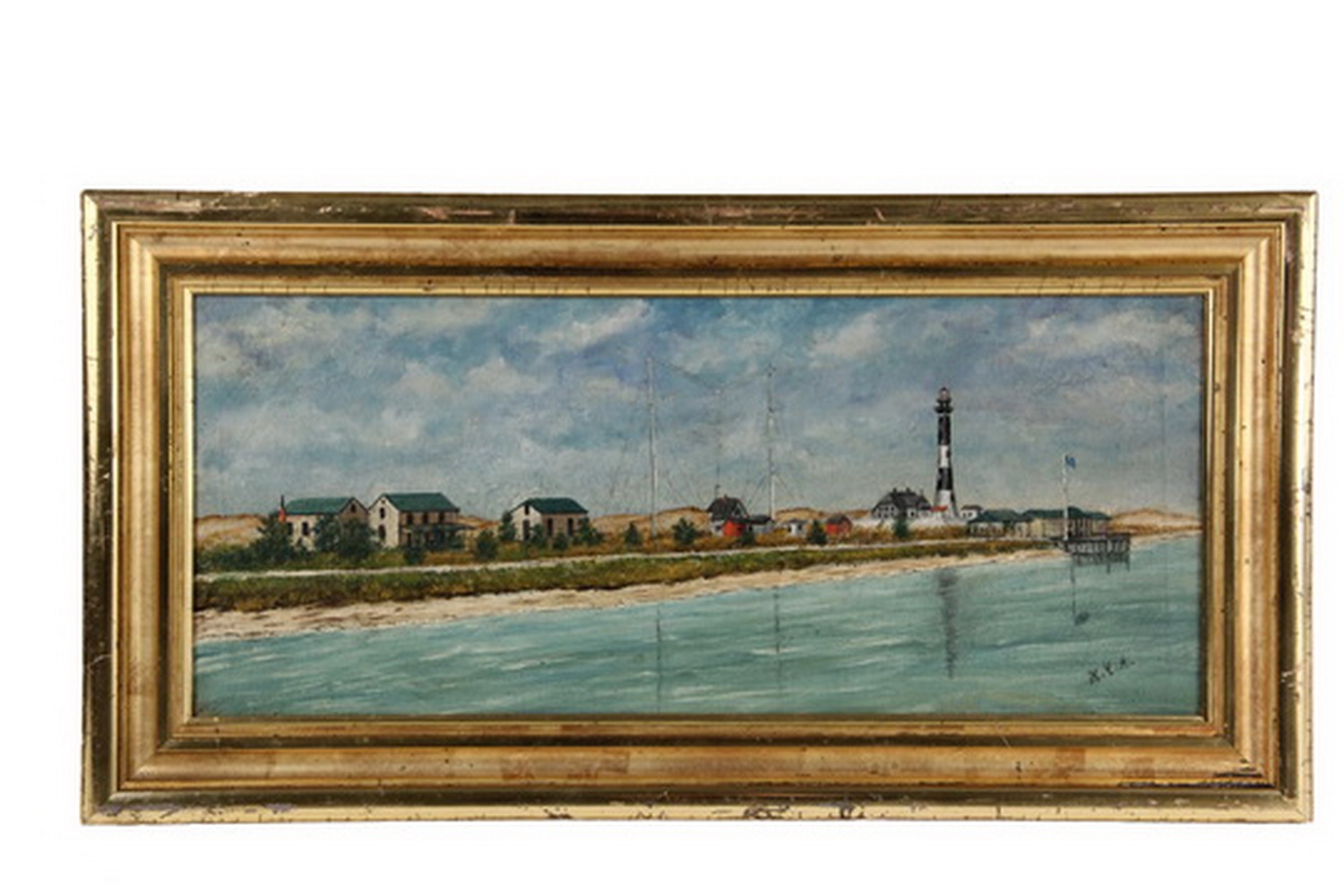 AMERICAN NAIVE ARTIST View of the