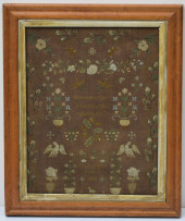 AMERICAN NEEDLEWORK SAMPLER, M