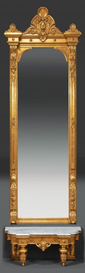 AMERICAN NEO-GREC GILTWOOD PIE