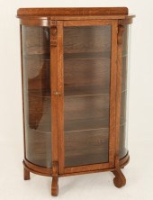 AMERICAN OAK BOWFRON DISPLAY C