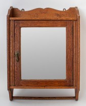 AMERICAN OAK MEDICINE CABINET,