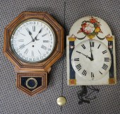 AMERICAN OAK OCTAGON CLOCK (24