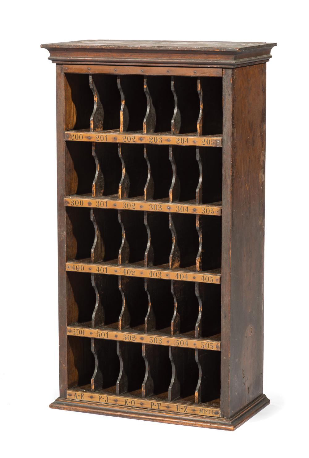 AMERICAN OAK POSTMASTER
