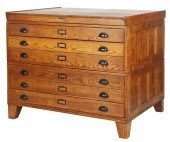 AMERICAN OAK PRINTERS CABINETA