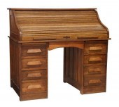 AMERICAN OAK ROLL TOP DOUBLE P