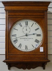 AMERICAN OAK SELF WINDING CLOC