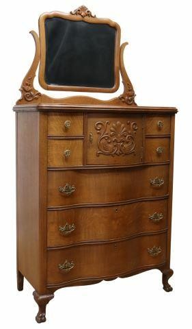AMERICAN OAK SERPENTINE-FRONT