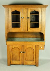 AMERICAN OAK TWO PART STEP BAC