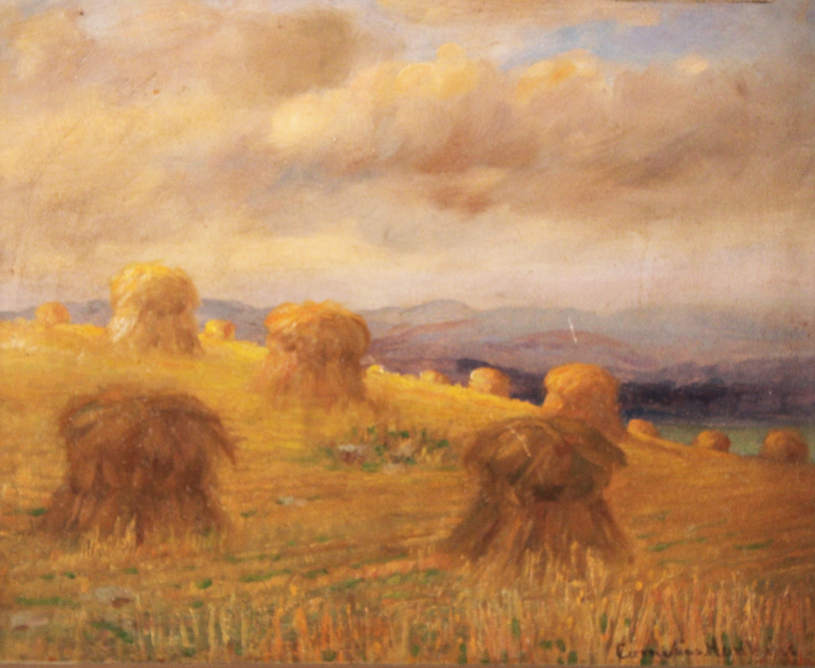 AMERICAN OIL ON ARTIST BOARD