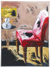 AMERICAN OIL ON CANVAS BOUDOIR