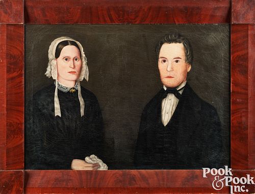 AMERICAN OIL ON CANVAS FOLK