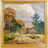 AMERICAN OIL ON CANVAS IMPRESS