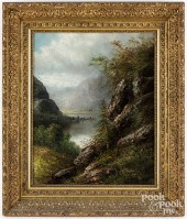 AMERICAN OIL ON CANVAS LANDSCA
