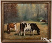 AMERICAN OIL ON CANVAS LANDSCA